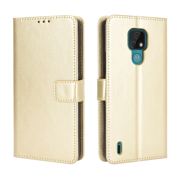 For Motorola Moto E7 Retro Crazy Horse Texture Horizontal Flip Leather Case with Holder & Card Slots & Photo Frame(Gold)
For Motorola Moto E7 Retro Crazy Horse Texture Horizontal Flip Leather Case with Holder & Card Slots & Photo Frame(Gold)