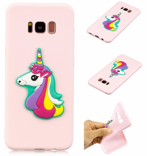 For Galaxy S8+ Shockproof TPU + Silicone Cartoon Pattern Protective Case(Pink Rainbow Horse)
For Galaxy S8+ Shockproof TPU + Silicone Cartoon Pattern Protective Case(Pink Rainbow Horse)