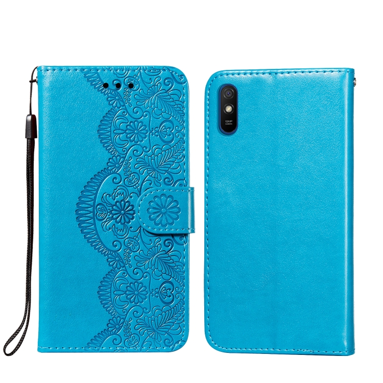 For Xiaomi Redmi 9A Flower Vine Embossing Pattern Horizontal Flip Leather Case with Card Slot & Holder & Wallet & Lanyard(Blue)
For Xiaomi Redmi 9A Flower Vine Embossing Pattern Horizontal Flip Leather Case with Card Slot & Holder & Wallet & Lanyard(Blue)