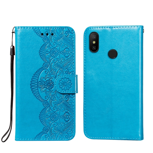 For Xiaomi Redmi Note 6 / Note 6 Pro Flower Vine Embossing Pattern Horizontal Flip Leather Case with Card Slot & Holder & Wallet & Lanyard(Blue)
For Xiaomi Redmi Note 6 / Note 6 Pro Flower Vine Embossing Pattern Horizontal Flip Leather Case with Card Slot & Holder & Wallet & Lanyard(Blue)
