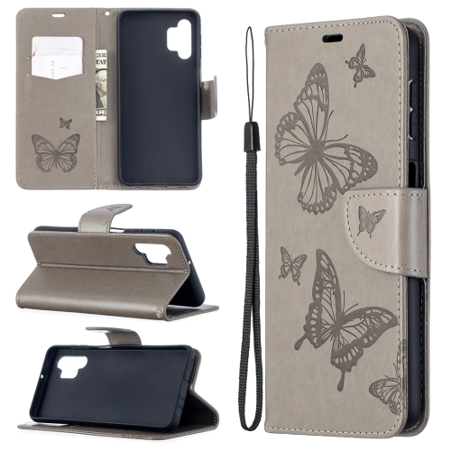 For Samsung Galaxy A32 5G Embossing Two Butterflies Pattern Horizontal Flip PU Leather Case with Holder & Card Slot & Wallet & Lanyard(Grey)
For Samsung Galaxy A32 5G Embossing Two Butterflies Pattern Horizontal Flip PU Leather Case with Holder & Card Slot & Wallet & Lanyard(Grey)