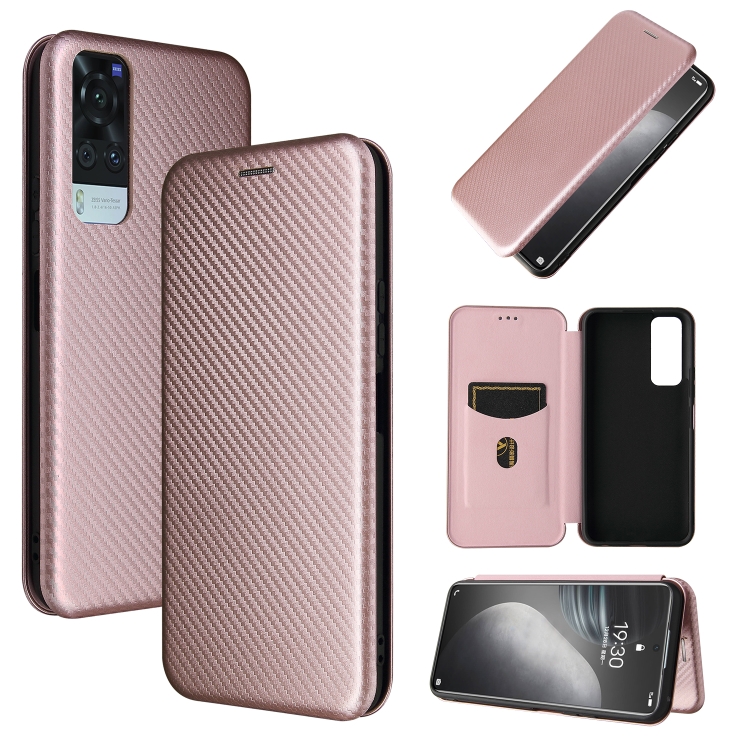 For vivo Y51 2020 Carbon Fiber Texture Magnetic Horizontal Flip TPU + PC + PU Leather Case with Card Slot(Pink)
For vivo Y51 2020 Carbon Fiber Texture Magnetic Horizontal Flip TPU + PC + PU Leather Case with Card Slot(Pink)