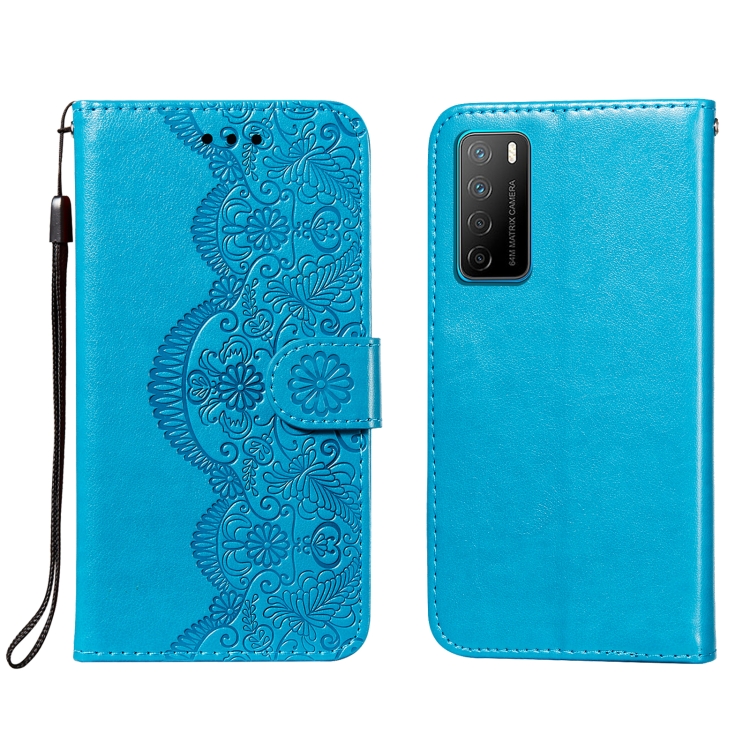 For Huawei Honor Play4 Flower Vine Embossing Pattern Horizontal Flip Leather Case with Card Slot & Holder & Wallet & Lanyard(Blue)
For Huawei Honor Play4 Flower Vine Embossing Pattern Horizontal Flip Leather Case with Card Slot & Holder & Wallet & Lanyard(Blue)