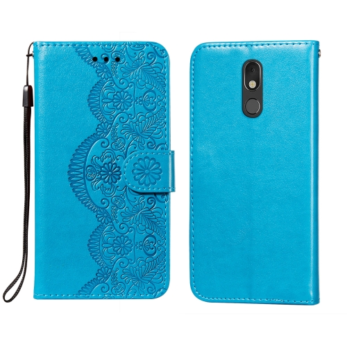 For LG Stylo 5 Flower Vine Embossing Pattern Horizontal Flip Leather Case with Card Slot & Holder & Wallet & Lanyard(Blue)
For LG Stylo 5 Flower Vine Embossing Pattern Horizontal Flip Leather Case with Card Slot & Holder & Wallet & Lanyard(Blue)