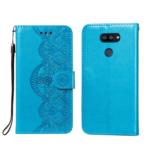 For LG K40S Flower Vine Embossing Pattern Horizontal Flip Leather Case with Card Slot & Holder & Wallet & Lanyard(Blue)
For LG K40S Flower Vine Embossing Pattern Horizontal Flip Leather Case with Card Slot & Holder & Wallet & Lanyard(Blue)