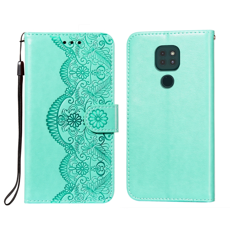For Motorola Moto G9 Play / G9 Flower Vine Embossing Pattern Horizontal Flip Leather Case with Card Slot & Holder & Wallet & Lanyard(Green)
For Motorola Moto G9 Play / G9 Flower Vine Embossing Pattern Horizontal Flip Leather Case with Card Slot & Holder & Wallet & Lanyard(Green)