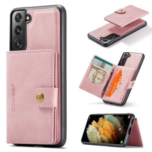 For Samsung Galaxy S21+ 5G JEEHOOD Retro Magnetic Detachable Protective Case with Wallet & Card Slot & Holder(Pink)
For Samsung Galaxy S21+ 5G JEEHOOD Retro Magnetic Detachable Protective Case with Wallet & Card Slot & Holder(Pink)