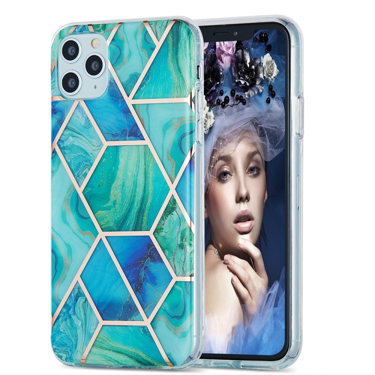 3D Electroplating Marble Pattern TPU Protective Case For iPhone 11 Pro Max(Green Blue)
3D Electroplating Marble Pattern TPU Protective Case For iPhone 11 Pro Max(Green Blue)