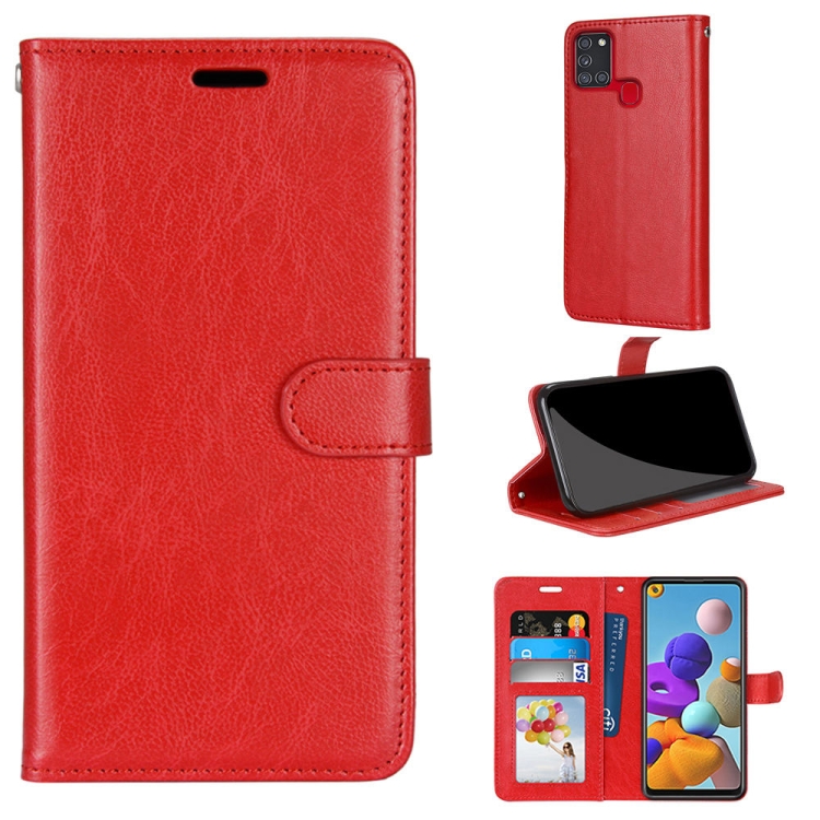 For Samsung Galaxy A21s Pure Color Horizontal Flip PU Leather Case with Holder & Card Slots & Wallet & Photo Frame(Red)
For Samsung Galaxy A21s Pure Color Horizontal Flip PU Leather Case with Holder & Card Slots & Wallet & Photo Frame(Red)