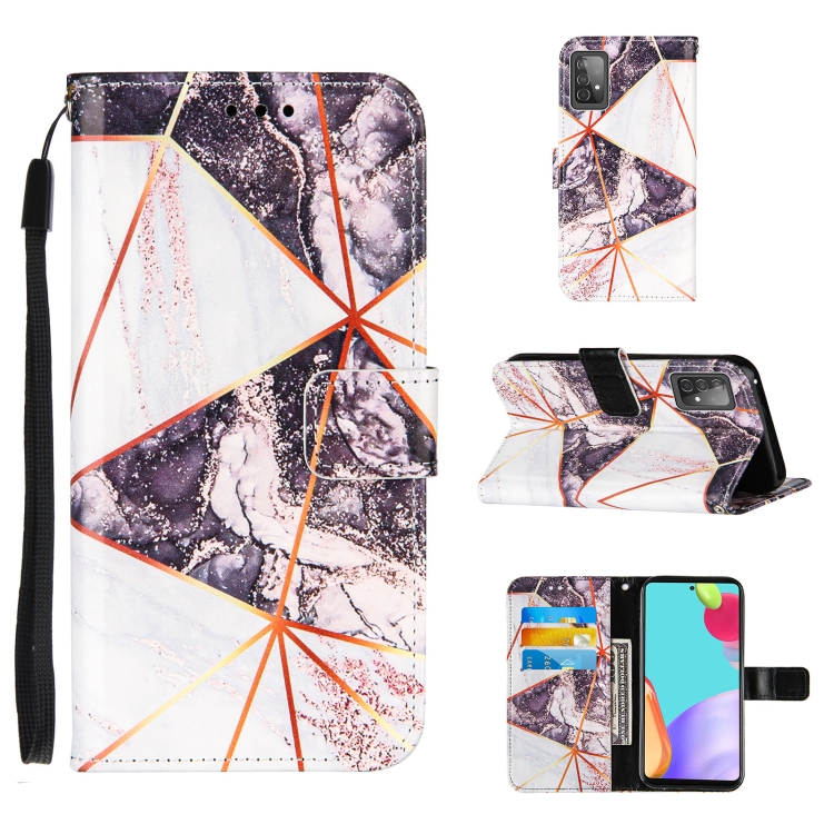 For Samsung Galaxy A52 5G Marble Stitching Horizontal Flip PU Leather Case with Holder & Card Slots & Wallet & Lanyard(Black White)
For Samsung Galaxy A52 5G Marble Stitching Horizontal Flip PU Leather Case with Holder & Card Slots & Wallet & Lanyard(Black White)