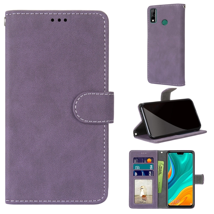 For Huawei Y8s Retro Frosted Horizontal Flip PU Leather Case with Holder & Card Slots & Wallet & Photo Frame(Purple)
For Huawei Y8s Retro Frosted Horizontal Flip PU Leather Case with Holder & Card Slots & Wallet & Photo Frame(Purple)