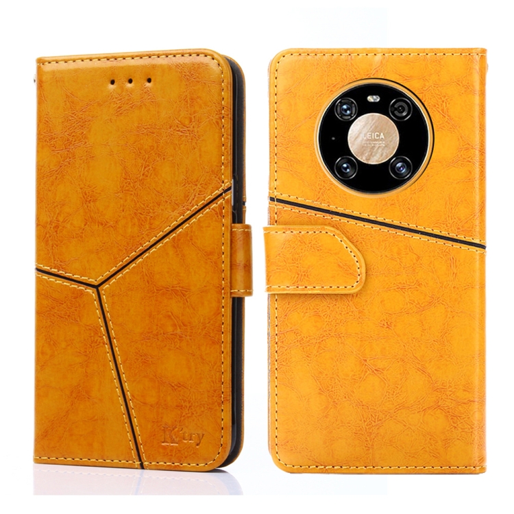 For Huawei Mate 40 Geometric Stitching Horizontal Flip TPU + PU Leather Case with Holder & Card Slots & Wallet(Yellow)
For Huawei Mate 40 Geometric Stitching Horizontal Flip TPU + PU Leather Case with Holder & Card Slots & Wallet(Yellow)