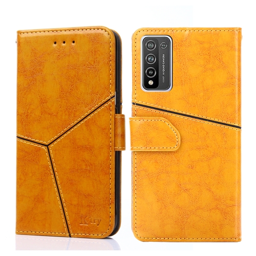 For Huawei Honor 10X Lite Geometric Stitching Horizontal Flip TPU + PU Leather Case with Holder & Card Slots & Wallet(Yellow)
For Huawei Honor 10X Lite Geometric Stitching Horizontal Flip TPU + PU Leather Case with Holder & Card Slots & Wallet(Yellow)