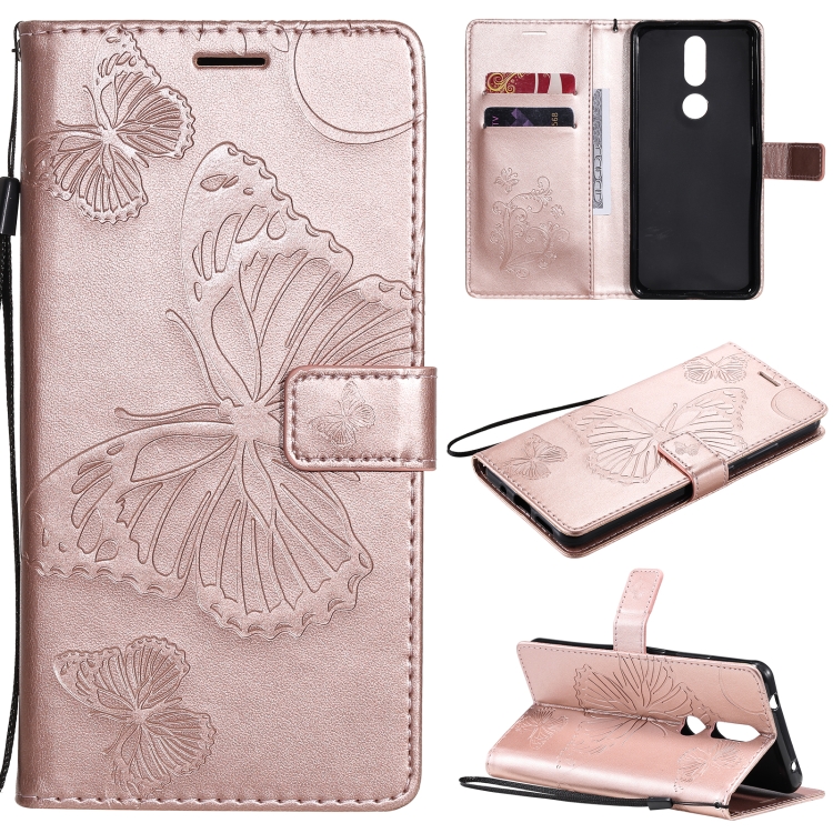 For Nokia 2.4 3D Butterflies Embossing Pattern Horizontal Flip Leather Case with Holder & Card Slot & Wallet(Rose Gold)
For Nokia 2.4 3D Butterflies Embossing Pattern Horizontal Flip Leather Case with Holder & Card Slot & Wallet(Rose Gold)