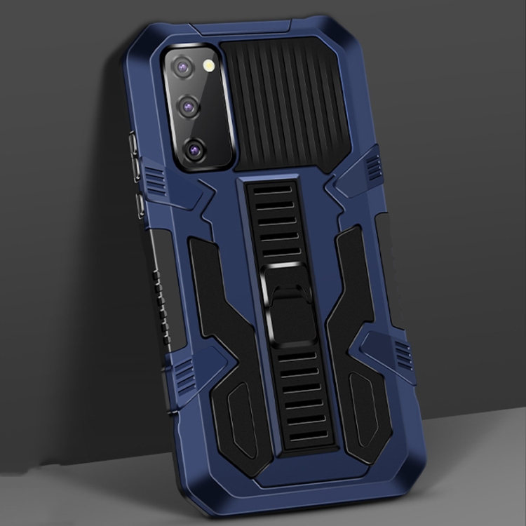 For Samsung Galaxy A71 5G Vanguard Warrior All Inclusive Double-color Shockproof TPU + PC Protective Case with Holder(Blue)
For Samsung Galaxy A71 5G Vanguard Warrior All Inclusive Double-color Shockproof TPU + PC Protective Case with Holder(Blue)
