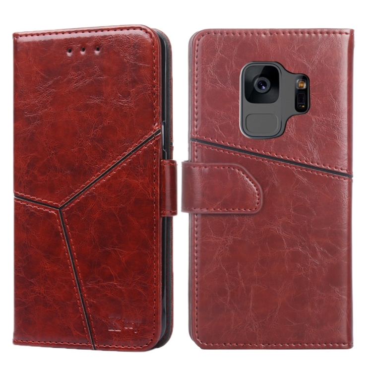 For Samsung Galaxy S9 Geometric Stitching Horizontal Flip TPU + PU Leather Case with Holder & Card Slots & Wallet(Dark Brown)
For Samsung Galaxy S9 Geometric Stitching Horizontal Flip TPU + PU Leather Case with Holder & Card Slots & Wallet(Dark Brown)