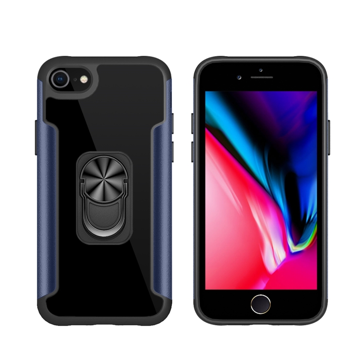 PC +TPU + Metal Shockproof Protective Case with Ring Holder For iPhone SE 2020 / 8 / 7(Navy Blue)
PC +TPU + Metal Shockproof Protective Case with Ring Holder For iPhone SE 2020 / 8 / 7(Navy Blue)