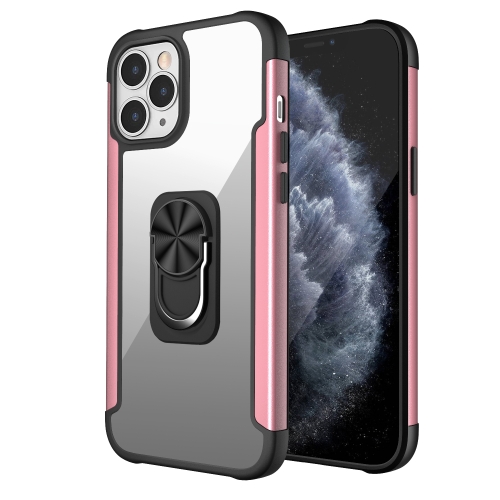 PC +TPU + Metal Shockproof Protective Case with Ring Holder For iPhone 12 Pro Max(Rose Gold)
PC +TPU + Metal Shockproof Protective Case with Ring Holder For iPhone 12 Pro Max(Rose Gold)