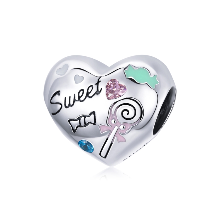 S925 Sterling Silver Sweet Candy Heart Beads DIY Bracelet Necklace Accessories
S925 Sterling Silver Sweet Candy Heart Beads DIY Bracelet Necklace Accessories
