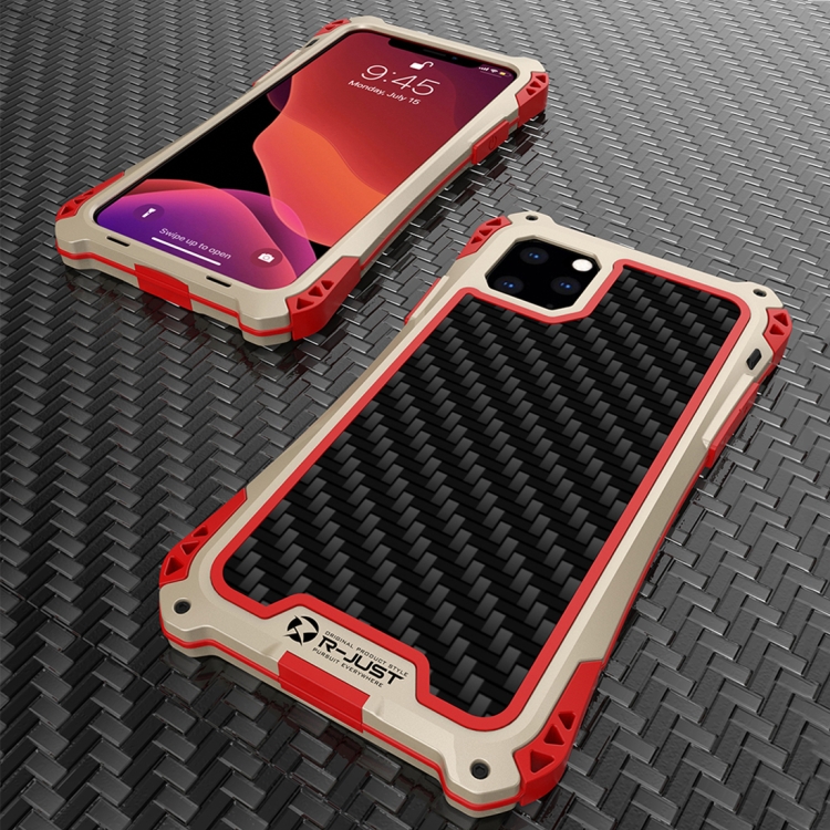 For iPhone 11 R-JUST AMIRA Shockproof Dustproof Metal Protective Case(Gold Red)
For iPhone 11 R-JUST AMIRA Shockproof Dustproof Metal Protective Case(Gold Red)