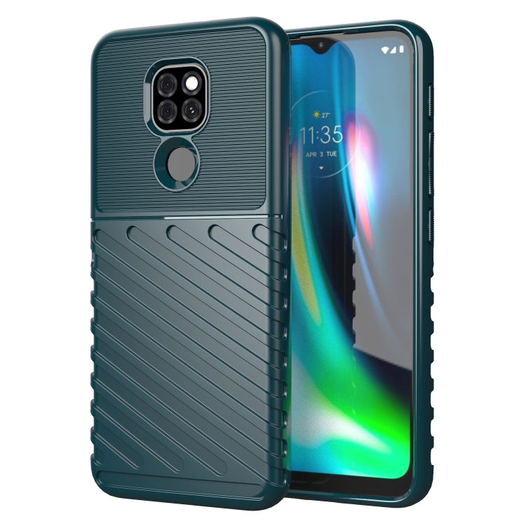 For Motorola Moto G9 / G9 Play Thunderbolt Shockproof TPU Protective Soft Case(Green)
For Motorola Moto G9 / G9 Play Thunderbolt Shockproof TPU Protective Soft Case(Green)