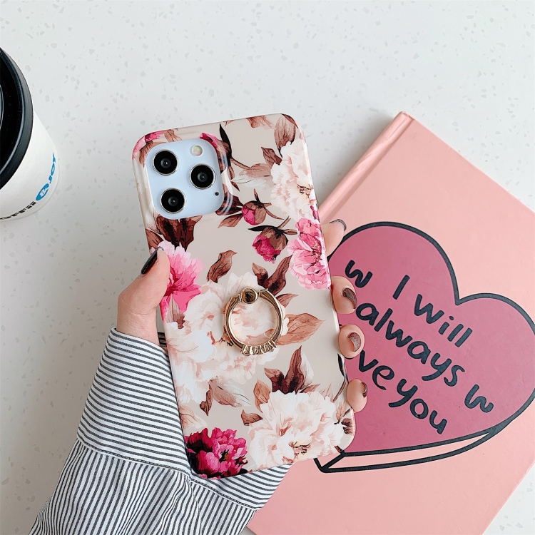 Shockproof IMD TPU Protective Case with Ring Holder For iPhone 11(Retro Flower)
Shockproof IMD TPU Protective Case with Ring Holder For iPhone 11(Retro Flower)