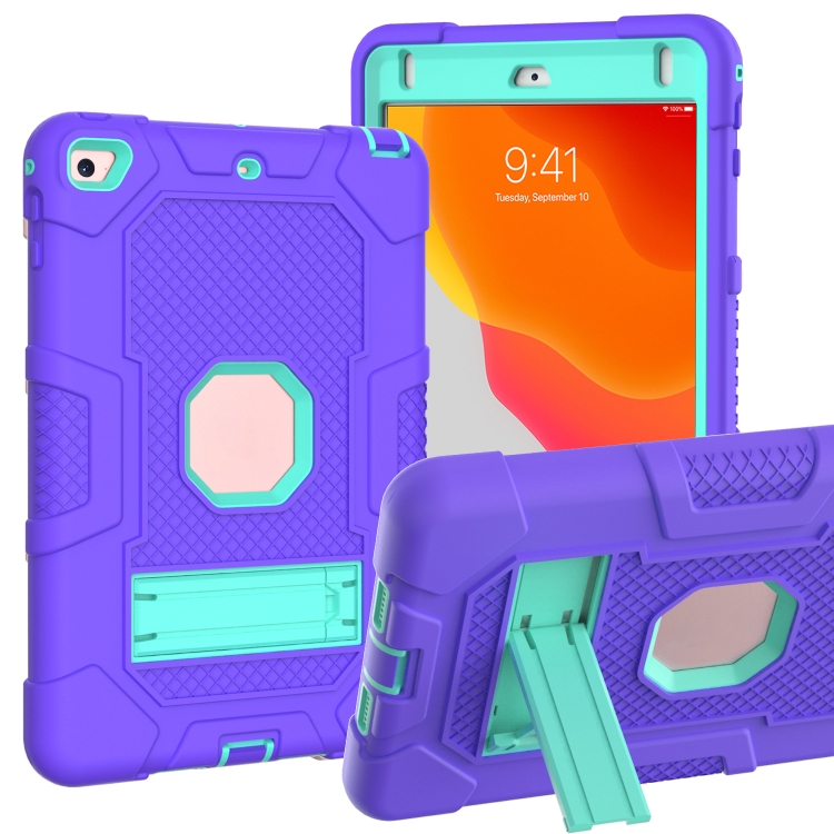 Contrast Color Robot Shockproof Silicone + PC Protective Case with Holder For iPad mini 5 / 4(Purple Mint Green)
Contrast Color Robot Shockproof Silicone + PC Protective Case with Holder For iPad mini 5 / 4(Purple Mint Green)
