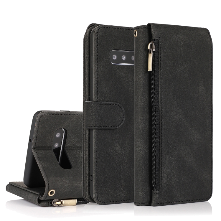 For Samsung Galaxy S10+ Skin-feel Crazy Horse Texture Zipper Wallet Bag Horizontal Flip Leather Case with Holder & Card Slots & Wallet & Lanyard(Black)
For Samsung Galaxy S10+ Skin-feel Crazy Horse Texture Zipper Wallet Bag Horizontal Flip Leather Case with Holder & Card Slots & Wallet & Lanyard(Black)