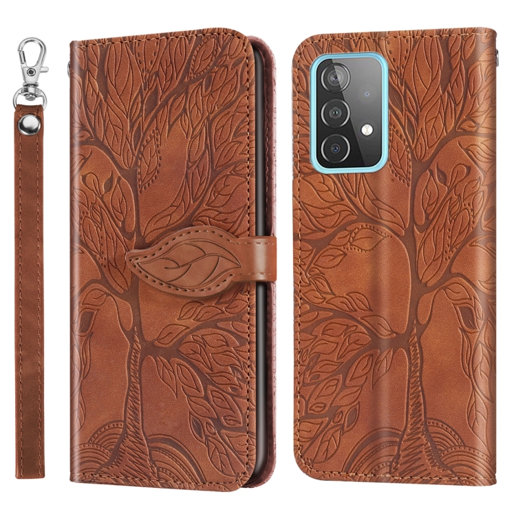 For Samsung Galaxy A52 5G / 4G Life of Tree Embossing Pattern Horizontal Flip Leather Case with Holder & Card Slot & Wallet & Photo Frame & Lanyard(Brown)
For Samsung Galaxy A52 5G / 4G Life of Tree Embossing Pattern Horizontal Flip Leather Case with Holder & Card Slot & Wallet & Photo Frame & Lanyard(Brown)