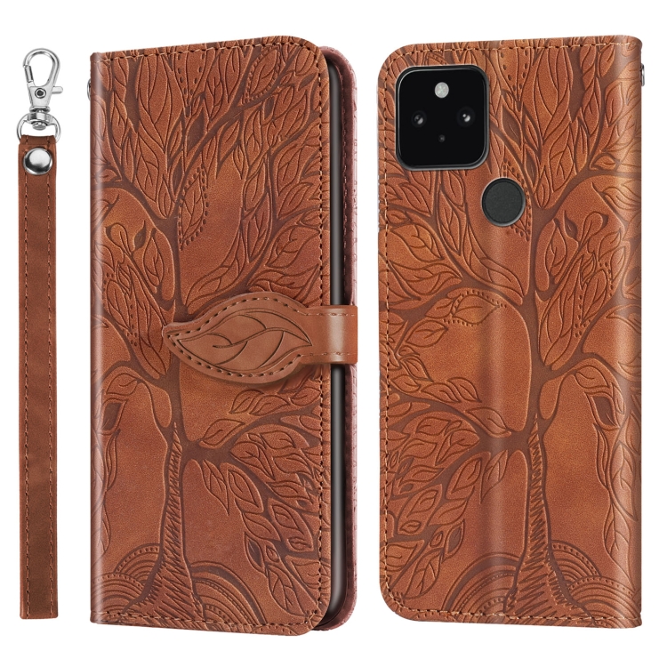 For Google Pixel 5 Life of Tree Embossing Pattern Horizontal Flip Leather Case with Holder & Card Slot & Wallet & Photo Frame & Lanyard(Brown)
For Google Pixel 5 Life of Tree Embossing Pattern Horizontal Flip Leather Case with Holder & Card Slot & Wallet & Photo Frame & Lanyard(Brown)
