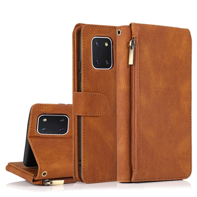For Samsung Galaxy A81 Skin-feel Crazy Horse Texture Zipper Wallet Bag Horizontal Flip Leather Case with Holder & Card Slots & Wallet & Lanyard(Brown)
For Samsung Galaxy A81 Skin-feel Crazy Horse Texture Zipper Wallet Bag Horizontal Flip Leather Case with Holder & Card Slots & Wallet & Lanyard(Brown)