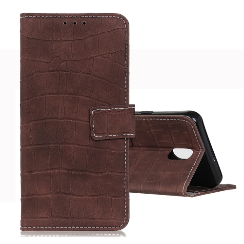 For LG K30 2019 Crocodile Texture Horizontal Flip Leather Case with Holder & Wallet & Card Slots & Photo Frame(Brown)
For LG K30 2019 Crocodile Texture Horizontal Flip Leather Case with Holder & Wallet & Card Slots & Photo Frame(Brown)