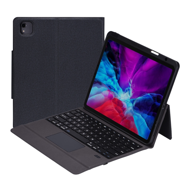 T2098 Bluetooth Keyboard PU Leather + Soft TPU Case with Touchpad & Pen Slot For iPad Pro 12.9 (2020/2018)(Black)
T2098 Bluetooth Keyboard PU Leather + Soft TPU Case with Touchpad & Pen Slot For iPad Pro 12.9 (2020/2018)(Black)