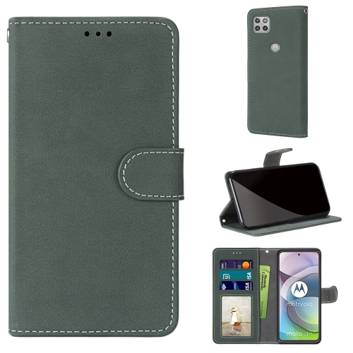 For Motorola Mote G 5G Retro Frosted Horizontal Flip PU Leather Case with Holder & Card Slots & Wallet & Photo Frame(Green)
For Motorola Mote G 5G Retro Frosted Horizontal Flip PU Leather Case with Holder & Card Slots & Wallet & Photo Frame(Green)