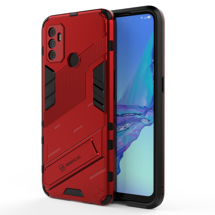 For OPPO A53 4G Punk Armor 2 in 1 PC + TPU Shockproof Case with Invisible Holder(Red)
For OPPO A53 4G Punk Armor 2 in 1 PC + TPU Shockproof Case with Invisible Holder(Red)