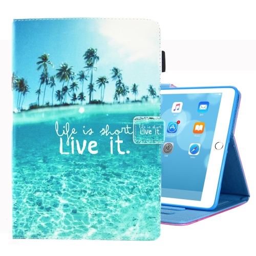 For iPad 10.2 inch Coloured Drawing Pattern Horizontal Flip Leather Case with Holder & Card Slots & Photo Frame(Beach)
For iPad 10.2 inch Coloured Drawing Pattern Horizontal Flip Leather Case with Holder & Card Slots & Photo Frame(Beach)
