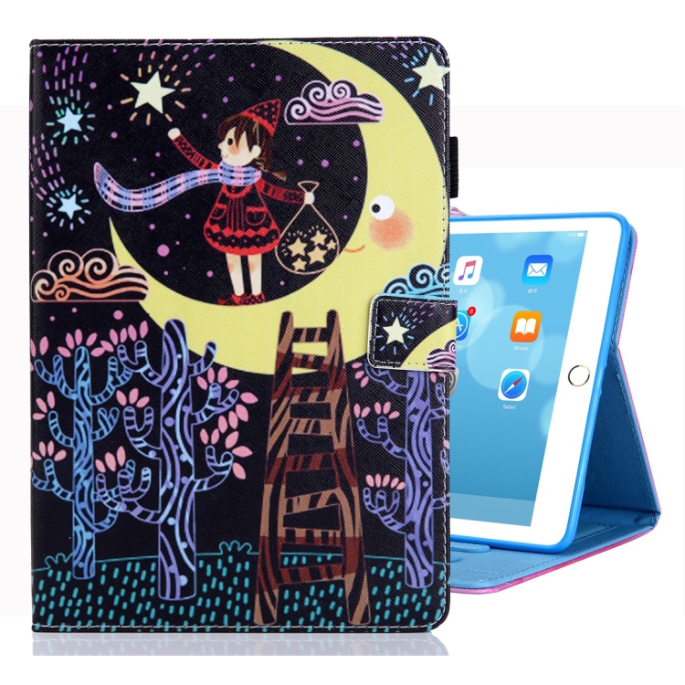 For iPad 10.2 inch Coloured Drawing Pattern Horizontal Flip Leather Case with Holder & Card Slots & Photo Frame(Star Picking Girl)
For iPad 10.2 inch Coloured Drawing Pattern Horizontal Flip Leather Case with Holder & Card Slots & Photo Frame(Star Picking Girl)