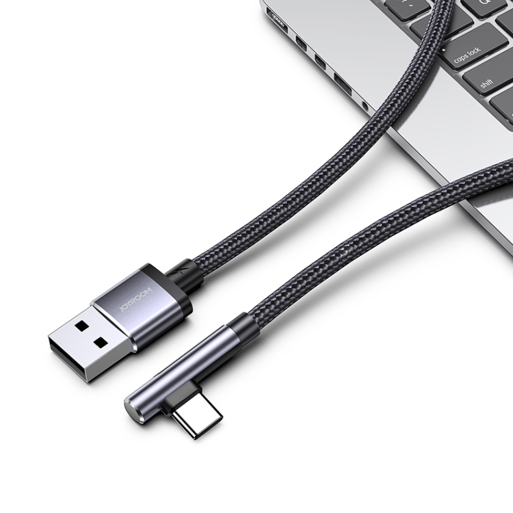 JOYROOM S-1230N4 3A Type-C / USB-C Gaming Angle Head Fast Charging Data Cable, Length: 1.2m(Black)
JOYROOM S-1230N4 3A Type-C / USB-C Gaming Angle Head Fast Charging Data Cable, Length: 1.2m(Black)