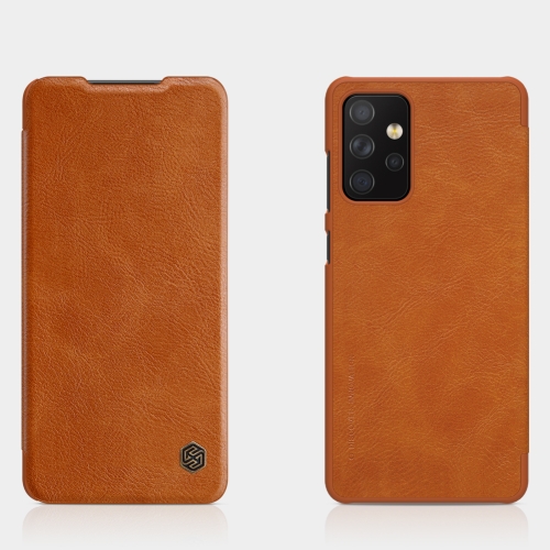For Samsung Galaxy A72 5G / 4G NILLKIN QIN Series Crazy Horse Texture Horizontal Flip Leather Case with Card Slot(Brown)
For Samsung Galaxy A72 5G / 4G NILLKIN QIN Series Crazy Horse Texture Horizontal Flip Leather Case with Card Slot(Brown)