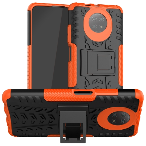 For Xiaomi Redmi Note 9 5G Tire Texture Shockproof TPU+PC Protective Case with Holder(Orange)
For Xiaomi Redmi Note 9 5G Tire Texture Shockproof TPU+PC Protective Case with Holder(Orange)