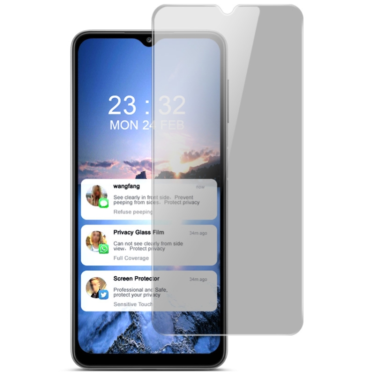 For Samsung Galaxy A12 / A32 5G IMAK HD Anti-spy Tempered Glass Protective Film
For Samsung Galaxy A12 / A32 5G IMAK HD Anti-spy Tempered Glass Protective Film