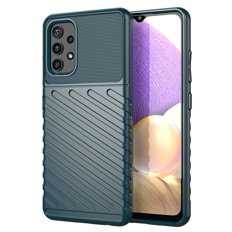 For Samsung Galaxy A32 4G Thunderbolt Shockproof TPU Protective Soft Case(Green)
For Samsung Galaxy A32 4G Thunderbolt Shockproof TPU Protective Soft Case(Green)