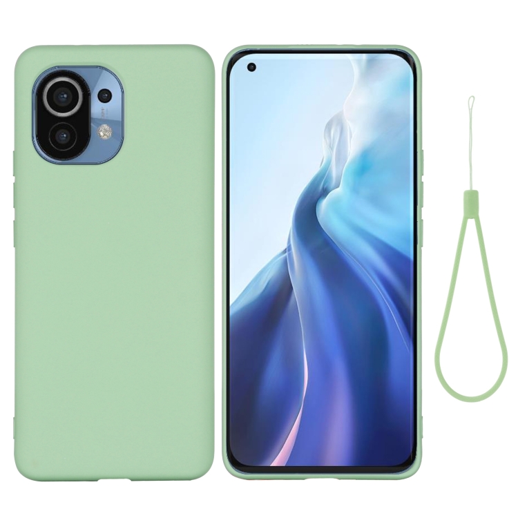 For Xiaomi Mi 11 5G Pure Color Liquid Silicone Shockproof Full Coverage Case(Green)
For Xiaomi Mi 11 5G Pure Color Liquid Silicone Shockproof Full Coverage Case(Green)