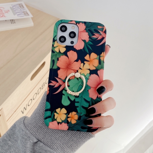 Retro Flower Pattern Shockproof Case with Ring Holder For iPhone 12 / 12 Pro(Pink)
Retro Flower Pattern Shockproof Case with Ring Holder For iPhone 12 / 12 Pro(Pink)