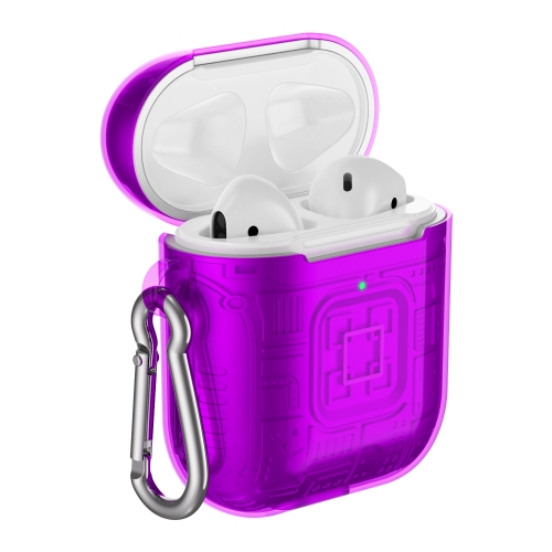 For Apple AirPods 2 PC + TPU Mars Translucent Armor Textured Earphone Protective Case with Anti-lost Buckle, Support Wireless Charging(Purple)
For Apple AirPods 2 PC + TPU Mars Translucent Armor Textured Earphone Protective Case with Anti-lost Buckle, Support Wireless Charging(Purple)