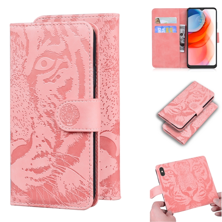 For Motorola Moto G Play (2021) Tiger Embossing Pattern Horizontal Flip Leather Case with Holder & Card Slots & Wallet(Pink)
For Motorola Moto G Play (2021) Tiger Embossing Pattern Horizontal Flip Leather Case with Holder & Card Slots & Wallet(Pink)