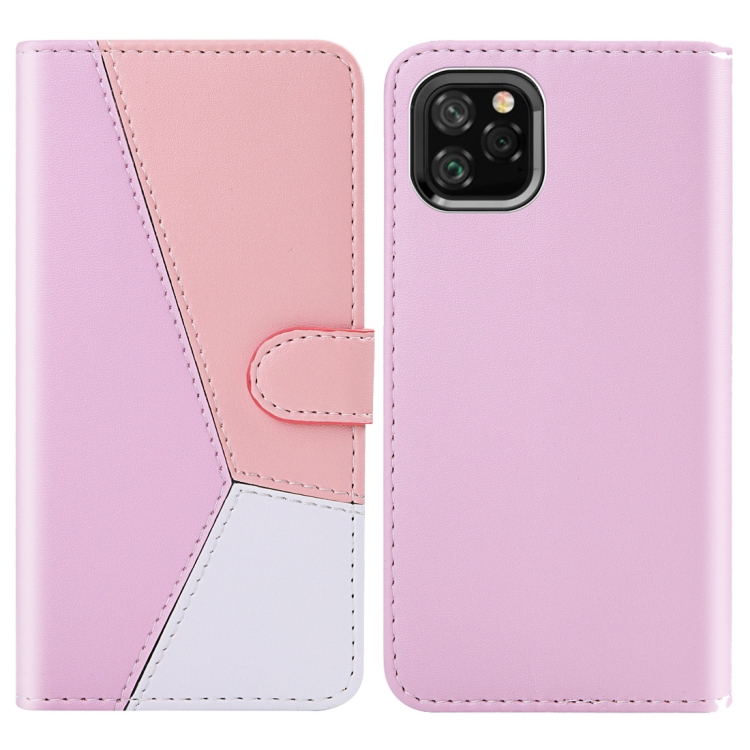 For iPhone 11 Tricolor Stitching Horizontal Flip TPU + PU Leather Case with Holder & Card Slots & Wallet(Pink)
For iPhone 11 Tricolor Stitching Horizontal Flip TPU + PU Leather Case with Holder & Card Slots & Wallet(Pink)