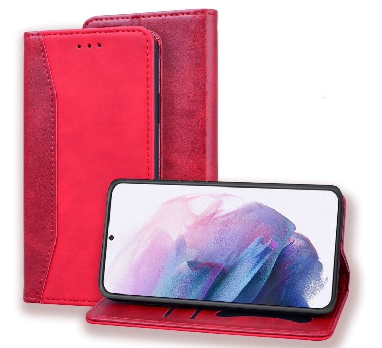 For Samsung Galaxy S21+ 5G Business Stitching Horizontal Flip Leather Case with Double Folding & Bracket & Card Slots & Photo Frame & Wallet(Red)
For Samsung Galaxy S21+ 5G Business Stitching Horizontal Flip Leather Case with Double Folding & Bracket & Card Slots & Photo Frame & Wallet(Red)