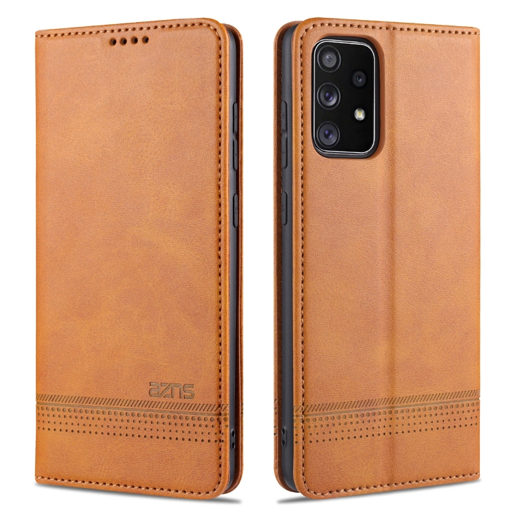 For Samsung Galaxy A72 5G / 4G AZNS Magnetic Calf Texture Horizontal Flip Leather Case with Card Slots & Holder & Wallet(Light Brown)
For Samsung Galaxy A72 5G / 4G AZNS Magnetic Calf Texture Horizontal Flip Leather Case with Card Slots & Holder & Wallet(Light Brown)