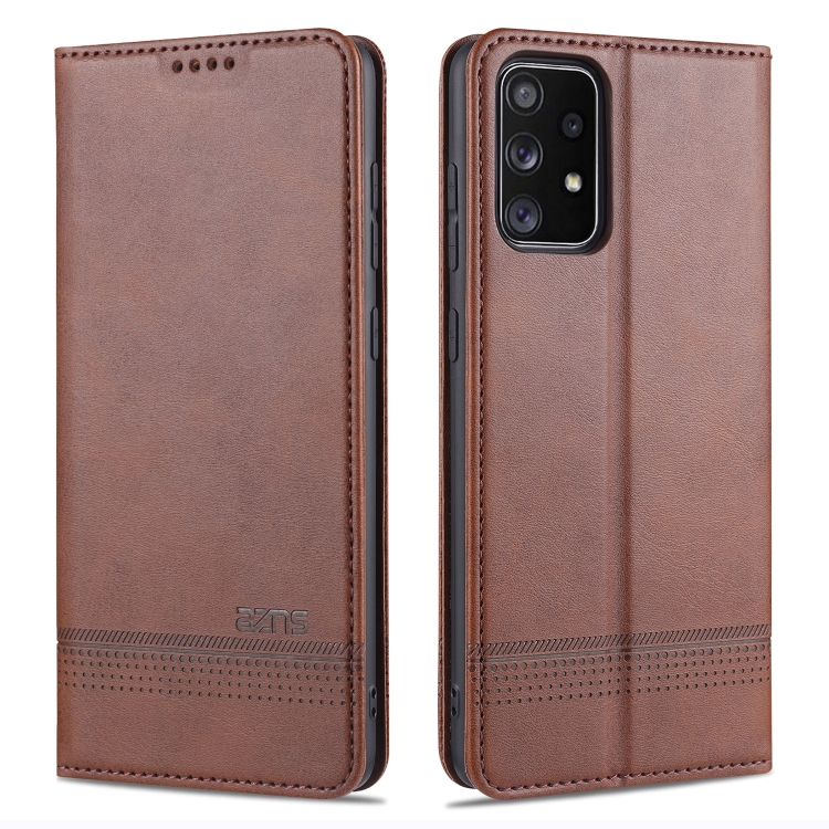 For Samsung Galaxy A72 5G / 4G AZNS Magnetic Calf Texture Horizontal Flip Leather Case with Card Slots & Holder & Wallet(Dark Brown)
For Samsung Galaxy A72 5G / 4G AZNS Magnetic Calf Texture Horizontal Flip Leather Case with Card Slots & Holder & Wallet(Dark Brown)